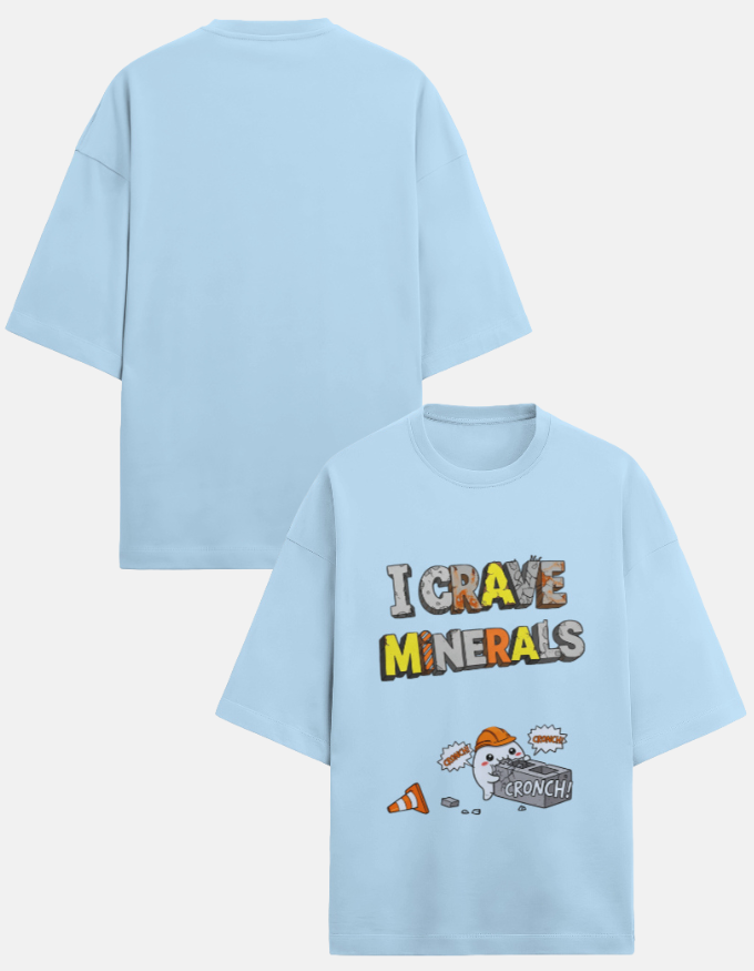 I Crave Minerals Premium Terry Oversized TShirt
