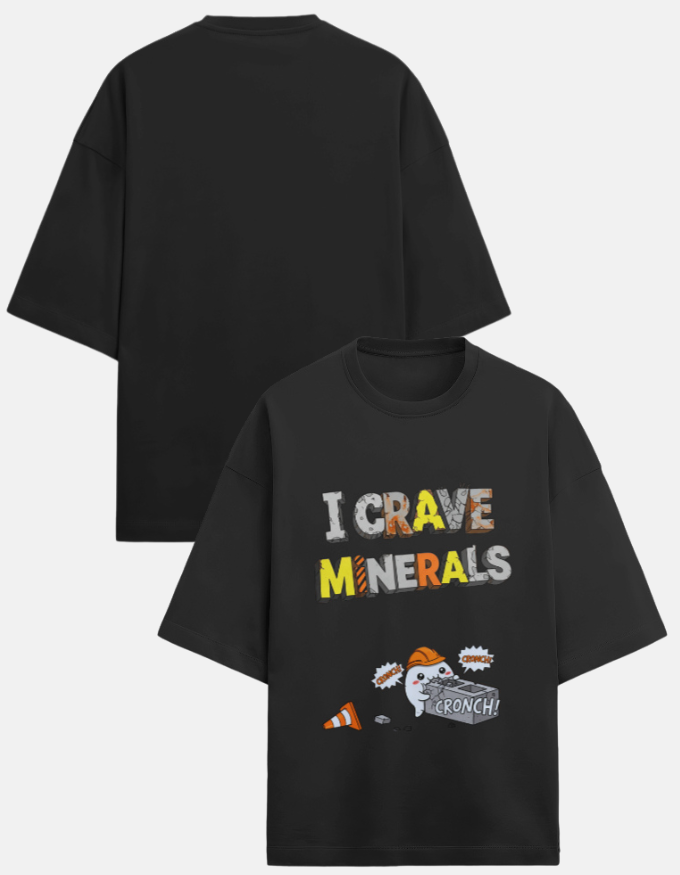 I Crave Minerals Premium Terry Oversized TShirt